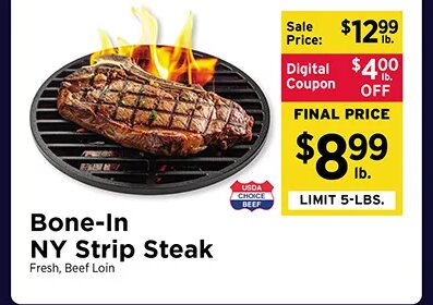 Bone-In NY Strip Steak