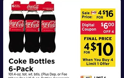 Coke Bottles 6-Pack