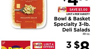 Bowl & Basket Specialty Deli Salads