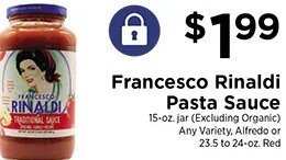 Francesco Rinaldi Pasta Sauce at ShopRite