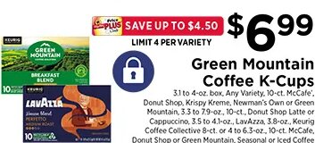 Green Mountain Coffee K-Cups at ShopRite