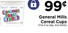 General Mills Cereal Cups at ShopRite