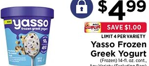 Yasso Frozen Greek Yogurt