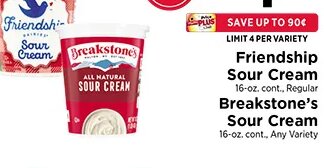 Friendship Sour Cream / Breakstone's Sour Cream