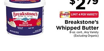 Breakstone's Whipped Butter at ShopRite