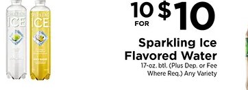 Sparkling Ice Flavored Water at ShopRite