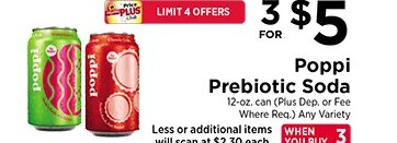 Poppi Prebiotic Soda at ShopRite