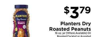 Planters Dry Roasted Peanuts