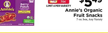 Annie's Organic Fruit Snacks