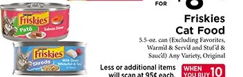 Friskies Cat Food at ShopRite