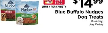 Blue Buffalo Nudges Dog Treats