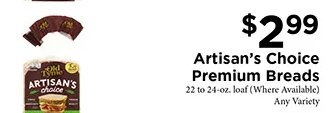 Artisan's Choice Premium Breads