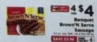 Banquet Brown'N Serve Sausage at ShopRite