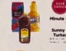 Minute Maid Punches & Sunny D Beverage & Turkey Hill Iced Tea