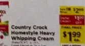 Country Crock Homestyle Heavy Whipping Cream
