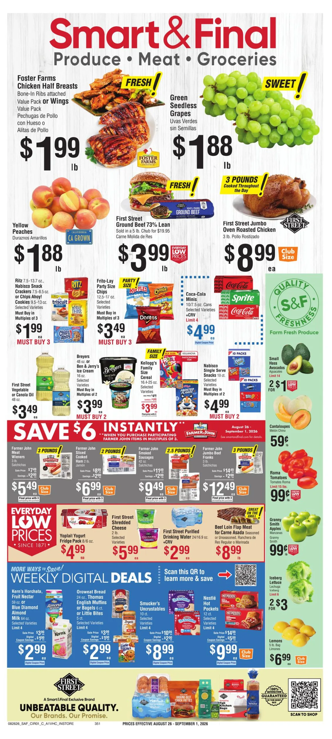 Smart & Final Weekly Ad Page 1