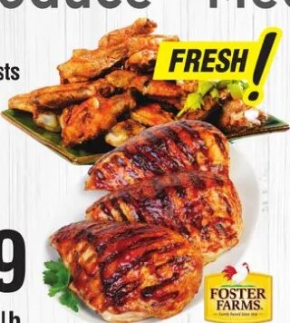 Foster Farms Chicken Half Breasts