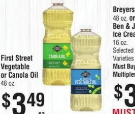 First Street Vegetable or Canola Oil