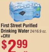 First Street Purified Drinking Water