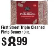First Street Triple Cleaned Pinto Beans
