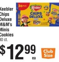 Keebler Chips Deluxe M&M's Minis Cookies at Smart & Final
