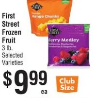 First Street Frozen Fruit
