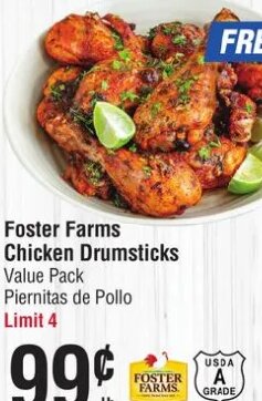 Foster Farms Chicken Drumsticks