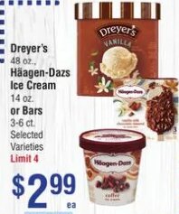 Dreyer's or Häagen-Dazs Ice Cream at Smart & Final