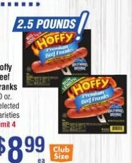 Hoffy Beef Franks