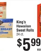 King's Hawaiian Sweet Rolls