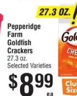 Pepperidge Farm Goldfish Crackers at Smart & Final