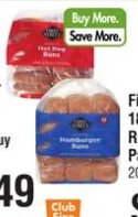 First Street Hot Dog or Hamburger Buns