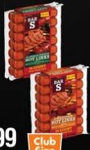 Bar S Hot Links