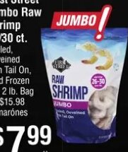 First Street Jumbo Raw Shrimp at Smart & Final