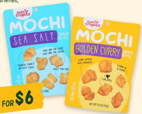Sun Tropics Mochi Snack Bites