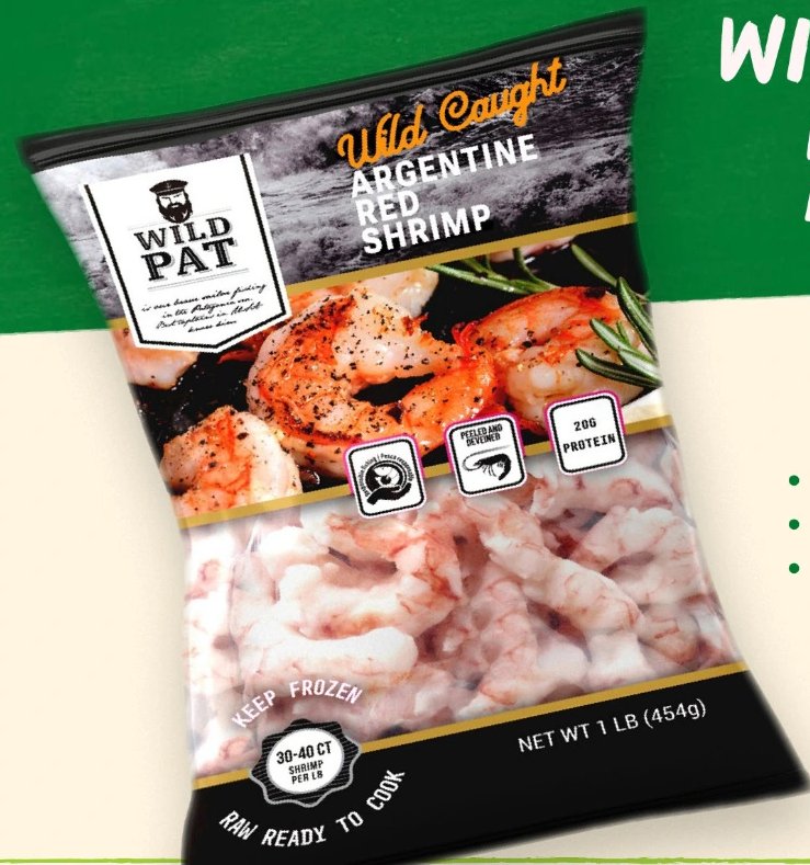 Wild Pat Wild-Caught Argentine Red Shrimp