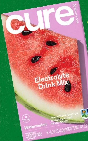 Cure Electrolyte Drink Mix Watermelon