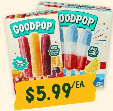 GoodPop Frozen Dessert Pops