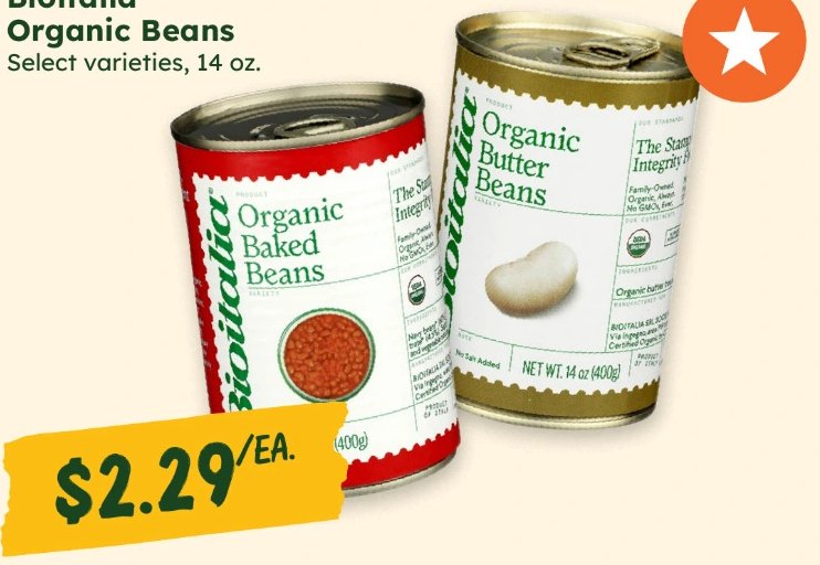 Bioitalia Organic Beans