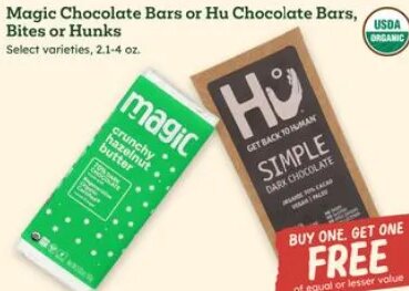 Magic Chocolate Bars or Hu Chocolate Bars, Bites or Hunks