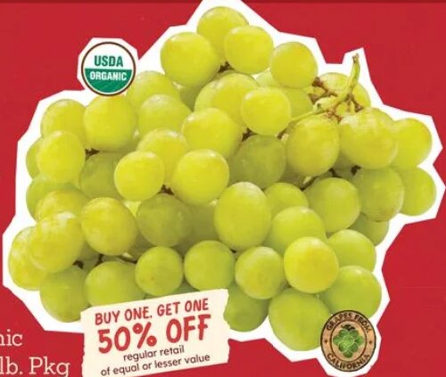 California Grown Organic Autumn Crisp Grapes