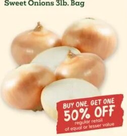 Sweet Onions 3lb. Bag