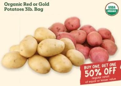 Organic Red or Gold Potatoes