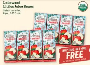 Lakewood Littles Juice Boxes