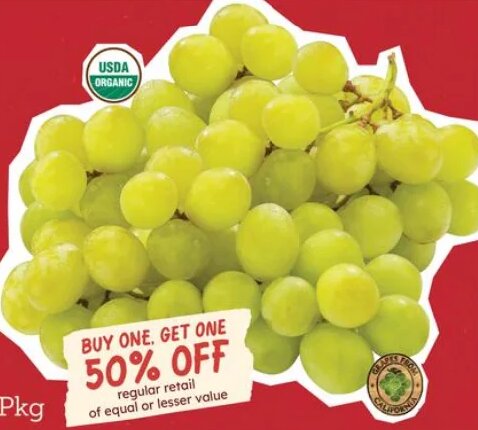 California Grown Organic Autumn Crisp Grapes