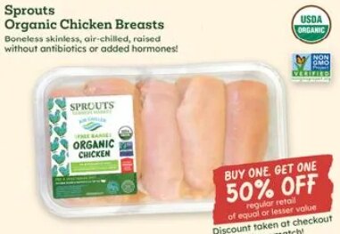 Sprouts Organic Chicken Breasts
