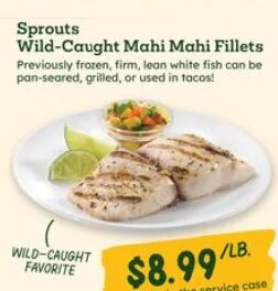 Sprouts Wild-Caught Mahi Mahi Fillets