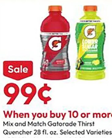 Gatorade Thirst Quencher at Stater Bros.