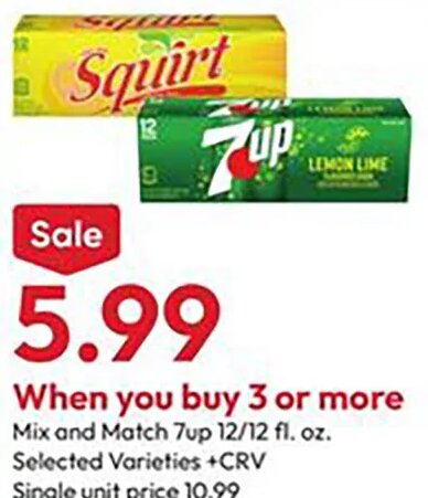 7up or Squirt at Stater Bros.