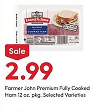 Farmer John Premium Fully Cooked Ham at Stater Bros.